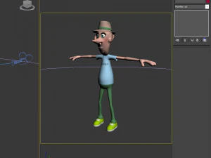 man cartoon 06 3D Model