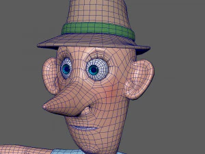 man cartoon 06 3D Model