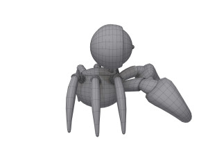 crab cartoon 3D Model