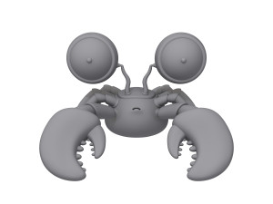 crab cartoon 3D Model
