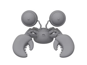crab cartoon 3D Model