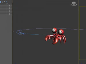crab cartoon 3D Model