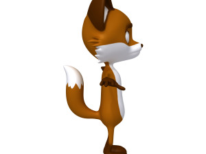 fox cartoon 3D Модель