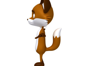 fox cartoon 3D Модель
