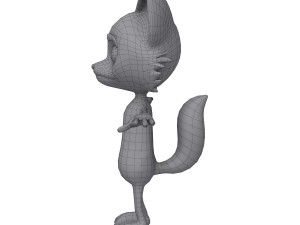 fox cartoon 3D Модель