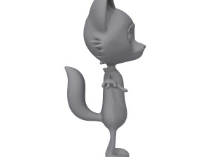 fox cartoon 3D Model