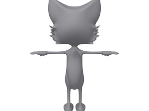 fox cartoon 3D Модель