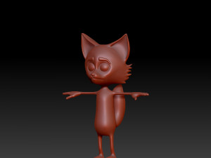 fox cartoon 3D Модель