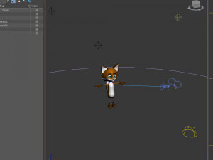 fox cartoon 3D Модель