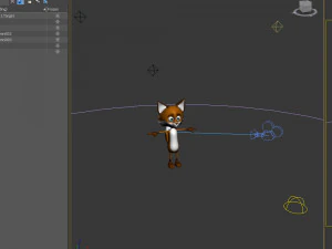 fox cartoon 3D Model