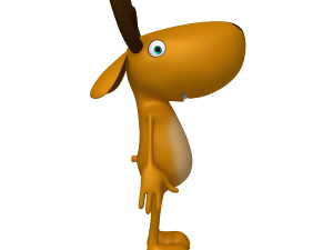 deer cartoon Modello 3D