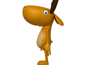 deer cartoon Modello 3D