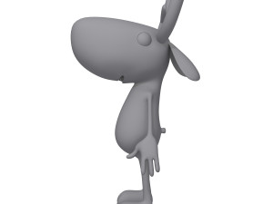 deer cartoon Modello 3D