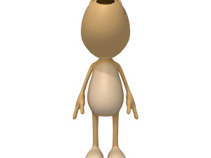 dog cartoon 3D Model