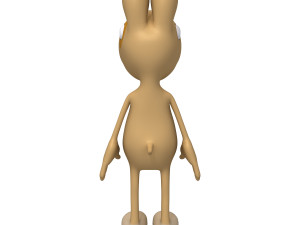dog cartoon 3D Model