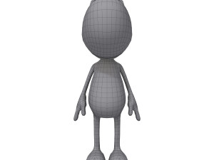 dog cartoon 3D Model