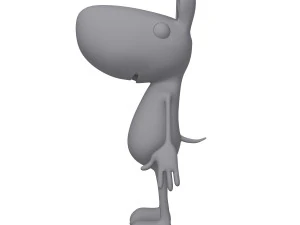 desenho de cachorro Modelo 3D
