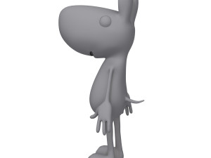 dog cartoon 3D Model