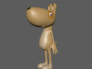 dog cartoon 3D Model