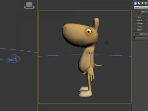 desenho de cachorro Modelo 3D
