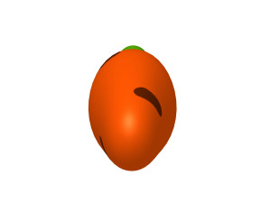 carrot cartoon 3D Model