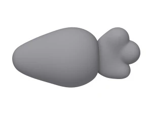 carrot cartoon 3D Model