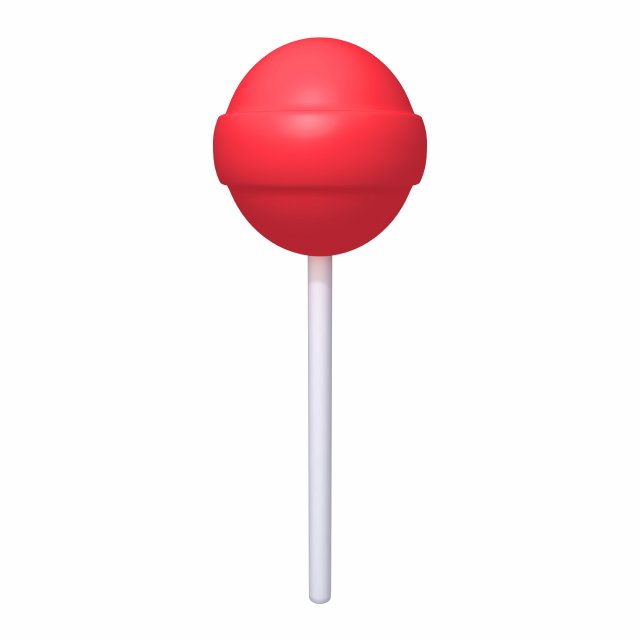 lollipop lick stick cartoon Model 3D .c4d .max .obj .3ds .fbx .stl .blend 
