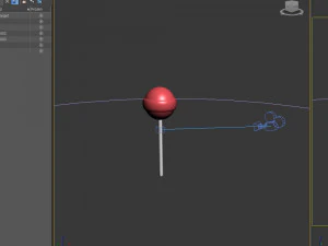 lollipop lick stick cartoon 3D Model