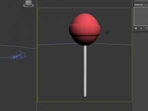 lollipop lick stick cartoon 3D Model