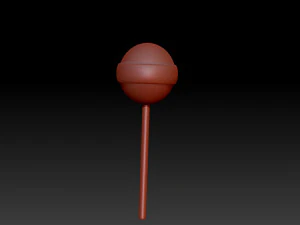 lollipop lick stick cartoon 3D Model