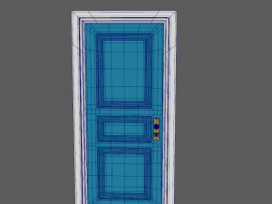 door cartoon Modelo 3D