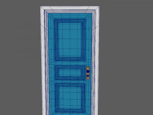 door cartoon 3D Model
