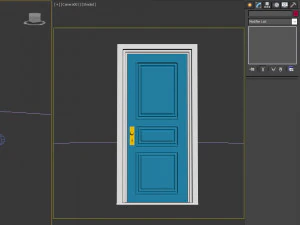 door cartoon 3D Model