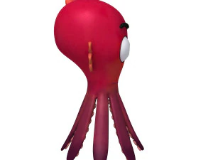 осьминог мультфильм 3D Модель