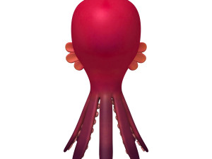 octopus cartoon Modèle 3D
