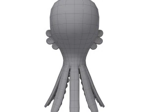 осьминог мультфильм 3D Модель