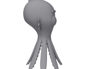 octopus cartoon Modèle 3D