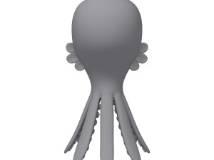 octopus cartoon Modèle 3D