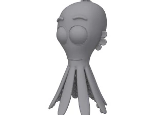 осьминог мультфильм 3D Модель