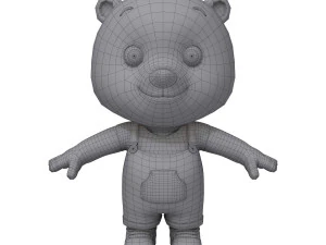 bear cartoon 3D Model
