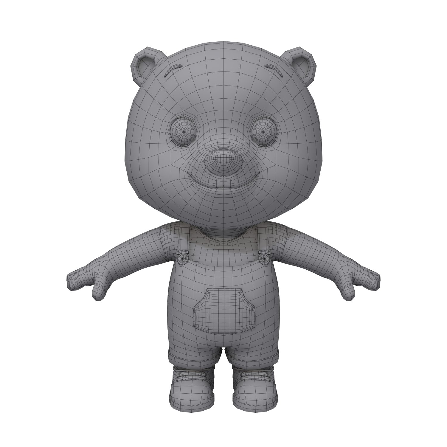 OBJ file Bear DOWNLOAD Bear 3d model animated for blender-fbx