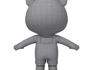 bear cartoon 3D Model