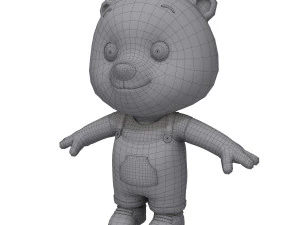 bear cartoon 3D Model