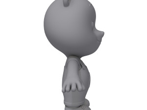 bear cartoon Modèle 3D