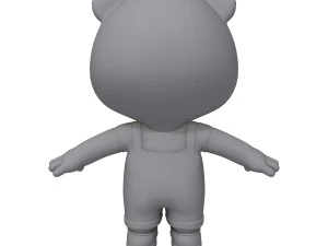bear cartoon 3D Model
