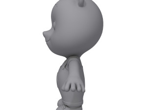bear cartoon Modèle 3D