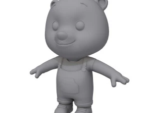 bear cartoon 3D Model