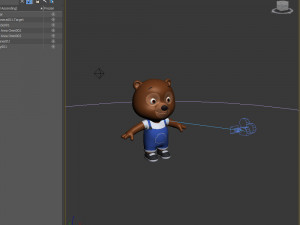 bear cartoon Modèle 3D