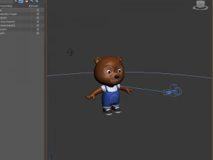 bear cartoon 3D Model