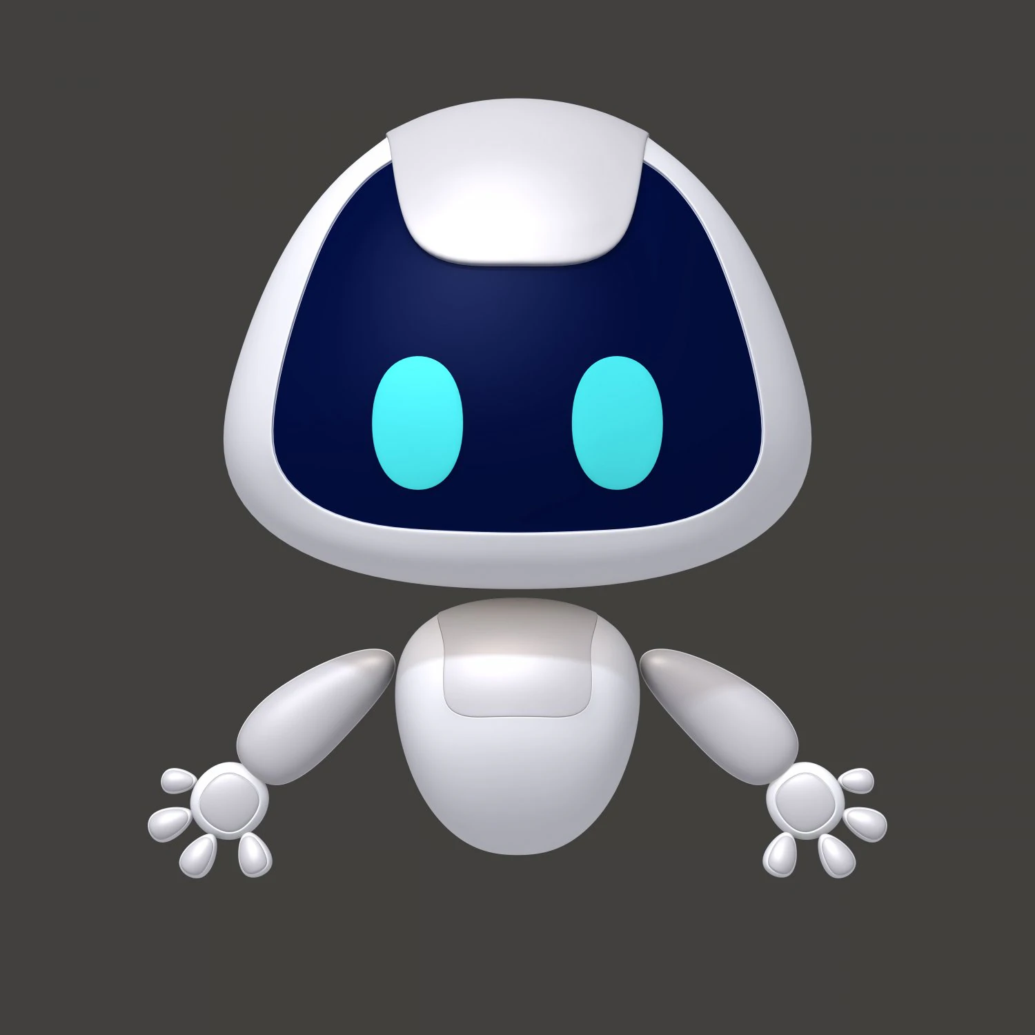 robot cartoon 3D Model .c4d .max .obj .3ds .fbx .stl .blend 